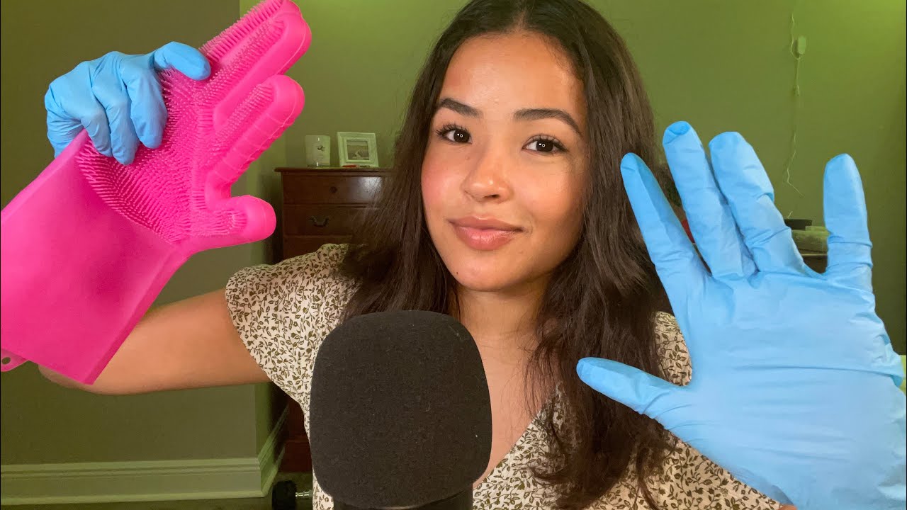 ASMR | Latex, Vinyl, Nitrile & Dishwashing Glove Sounds (Fast & Aggressive)