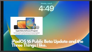 Updating my iPad 12.9 to Public Beta 16.1 FOR FREE and what I like about it. screenshot 4