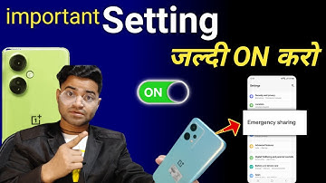 Emergency Sharing : 🤯 OnePlus Nord CE 2 Lite 5G | Emergency Sharing Add Contact Number | How To Add