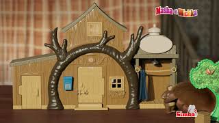 👿 Jouet Simba Masha & Michka La Maison de Michka à 2 Étages Sonore 5  Figurines