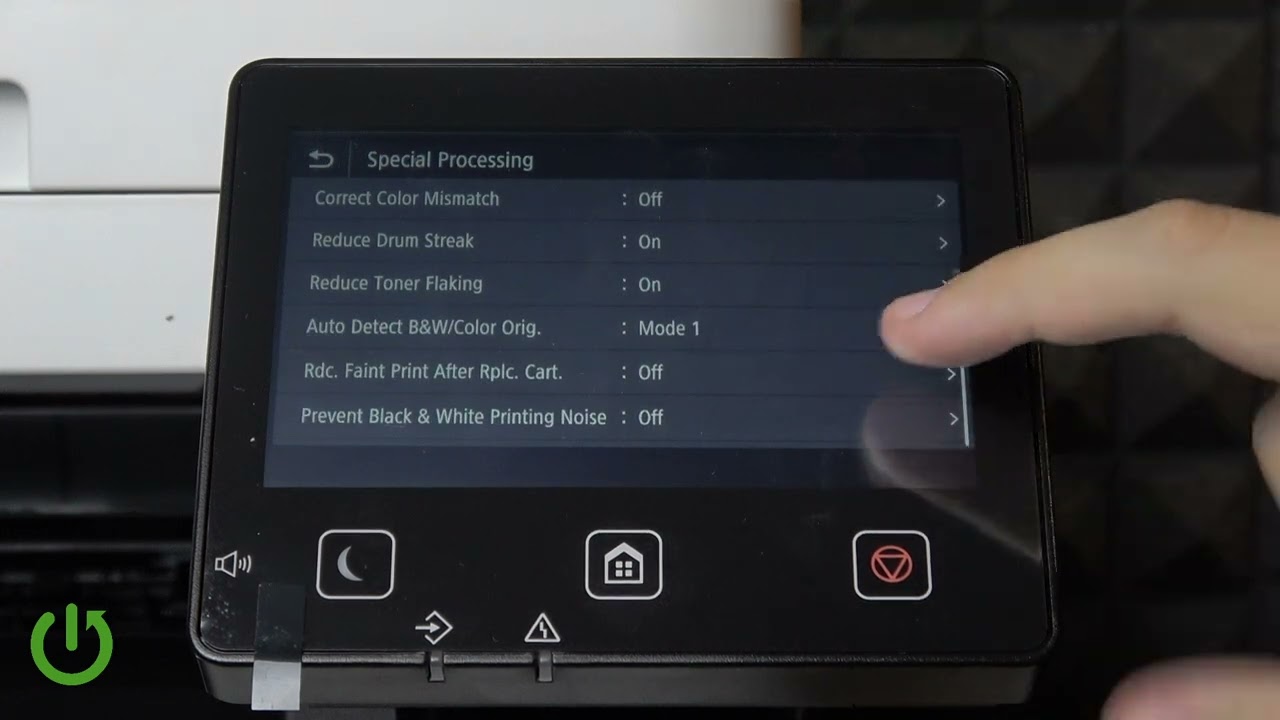 CANON i-SENSYS MF657Cdw – How to Change Autodetect B&W and Color Original Settings