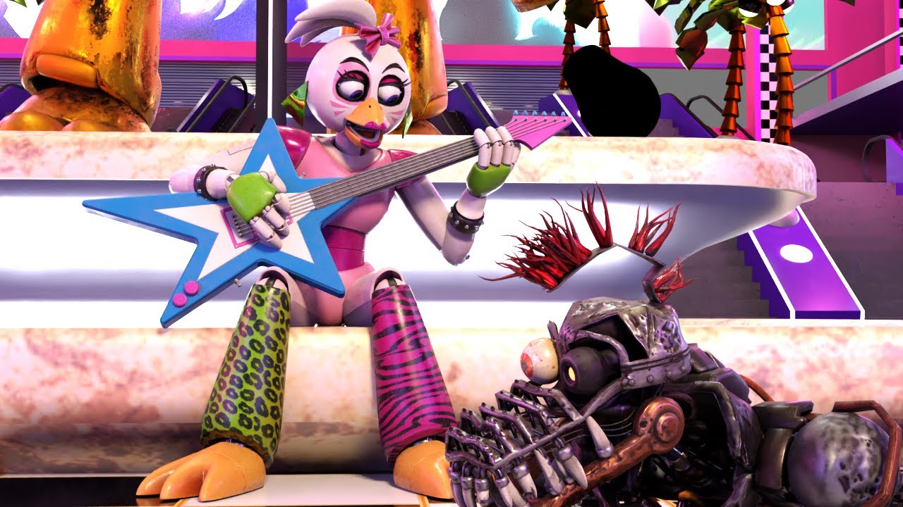 Glamrock Chica Plays Her Guitar FNAF SB RUIN Blender YouTube glamrock-chica-plays-her-guitar-fnaf-sb-ruin-blender-youtube