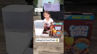 Eating Cat Food Prank On Mommy