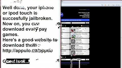 iPhone and iPod Touch Jailbreak 2.1 and 2.2 Firware for free Apple Games and Apps