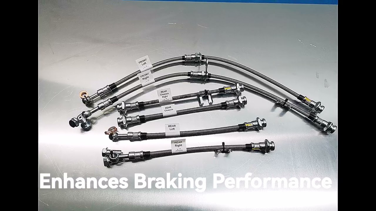 SAFEBRAKE Performance Brake Hose to fit Swift Sport ZC33S