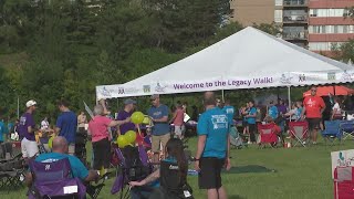 More than 1700 people showed up to walk in the Donate Life Legacy Walk on Saturday.