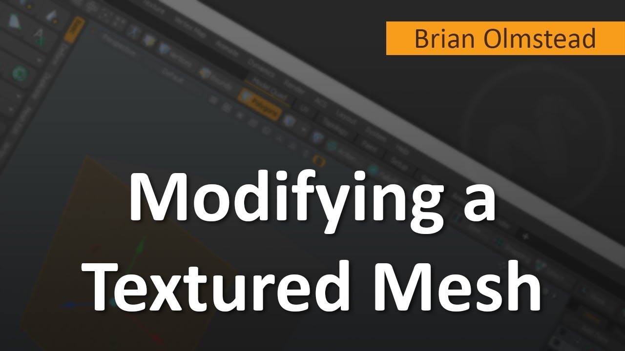 Modifying a Textured Mesh - YouTube