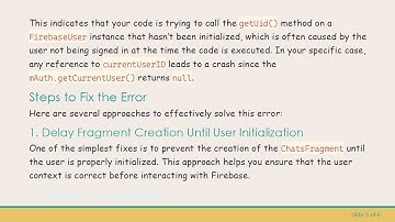 How to Fix NullPointerException in Android Firebase Authentication
