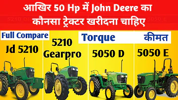 Kolik HP má John Deere 5050E?