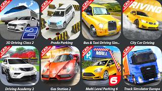 Truck Simulator Europe,3D Driving Class 2,Prado Parking,Bus & Taxi Driving Simulator,Driving Academy screenshot 5