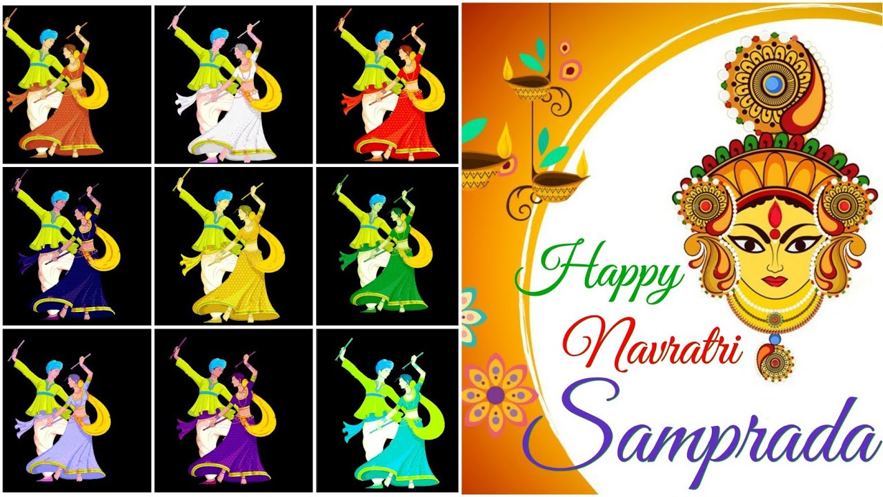 Navratri Lucky Colours 2019 Nine Colors For Nine Days Of Sharad Navratri 2019 Samprada Sarees Youtube
