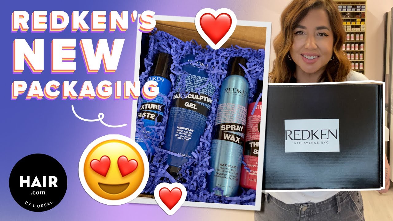 Unboxing & Trying Out Redken's Updated Styling Products | Watch Me | Hair.com By L'Oreal