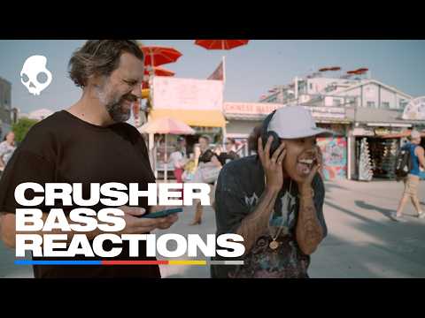 Real Crusher Bass Reactions in Venice Beach, California