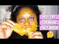 DIY PEEL OFF TURMERIC FACE MASK