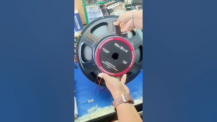 15inches subwoofer. Crazy drive on ZK-TB21 😱 #speaker #subwoofer #bass