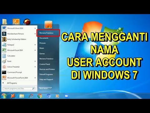 Video: Bagaimana cara mengubah nama menu Start di Windows 7?