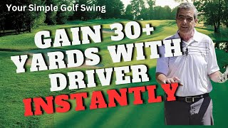 Gain 30 Instant yards with your driver