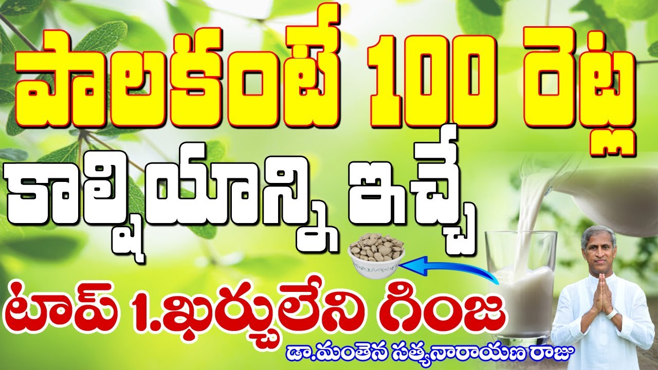 పాలకంటే 15రెట్లు ఎక్కువ కాల్షియం ఉన్న గింజలు మీకు తెలుసా?| Dr Manthena Satyanarayana Raju Videos