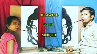 Easy Lord Gautam Buddha Drawing With Mouth How To Draw Gautam Buddha Very Easy Amazing Art.