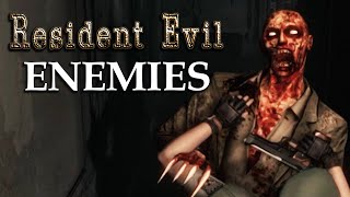 Resident Evil HD - All Enemies with Cutscenes [PS4]