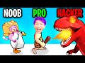 NOOB vs PRO vs HACKER In BATTLE CHOICES!? (ALL LEVELS!)