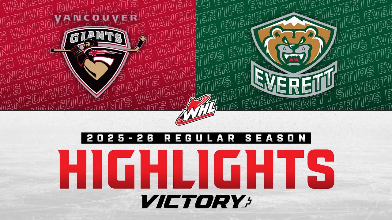 «Ванкувер Джайантс» против «Эверетт Силвертипс» 17 января | Обзор матчей WHL 2025-26