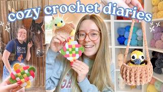 Making My First Custom Order In A Year! 🫢 + fun crochet projects & pattern designing 🩵
