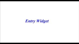 #06 Tkinter Python tutorial|Python GUI programming Using Tkinter Tutorial |Entry Widget