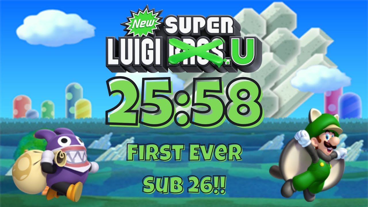 New Super Luigi U - Any% in 25:58 *Former WR*