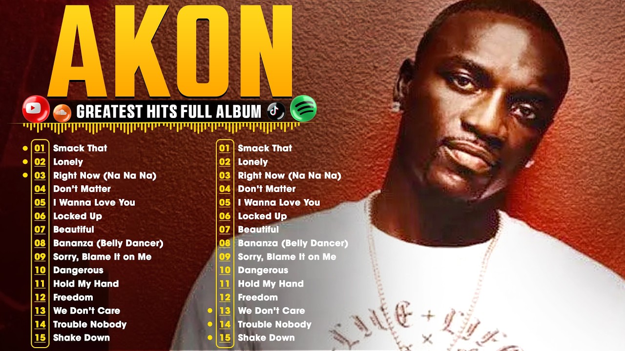Akon Greatest Hits Playlist 2000s | Top R&B Songs of the 90s & 2000s (Best Akon Songs Mix)