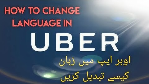 ​@Eyeoftech_AIHow to change language in Uber Driver App-Uber main language change karny ka tarika!