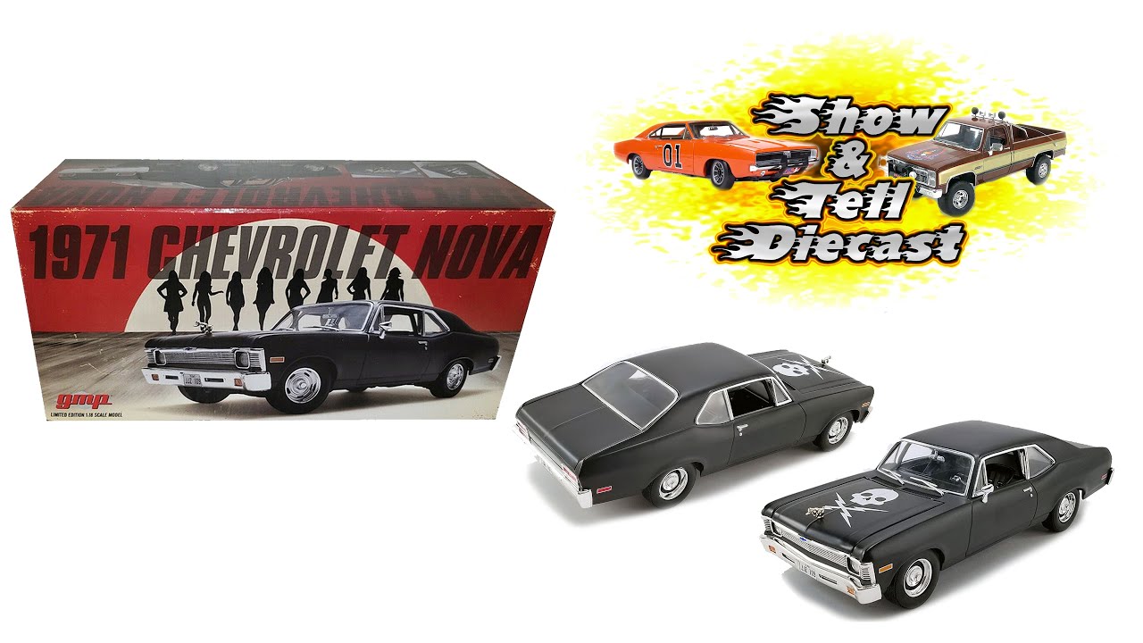 4K Show of Greenlight/GMP 18925 1/18 Mike's 1971 Chevy Nova