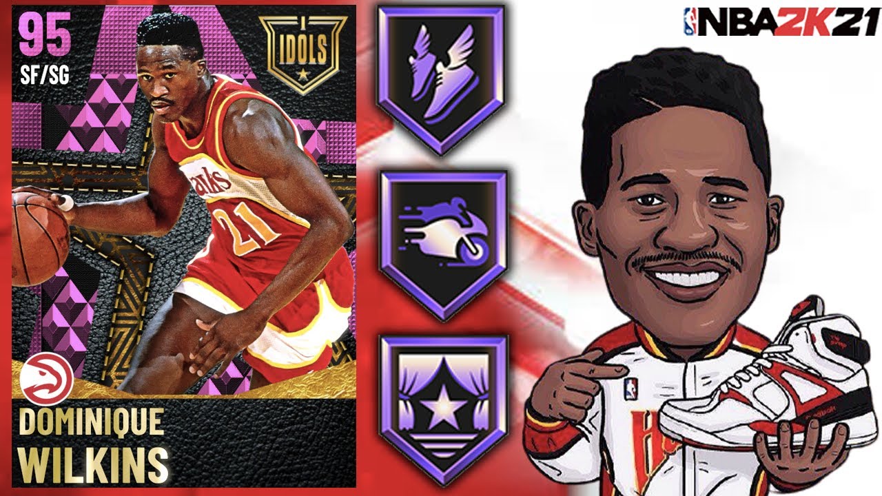 PINK DIAMOND DOMINIQUE WILKINS GAMEPLAY! HE IS THE TOP SHOOTING GUARD