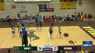 Rainbow Wahine volleyball sweeps series at Wyoming