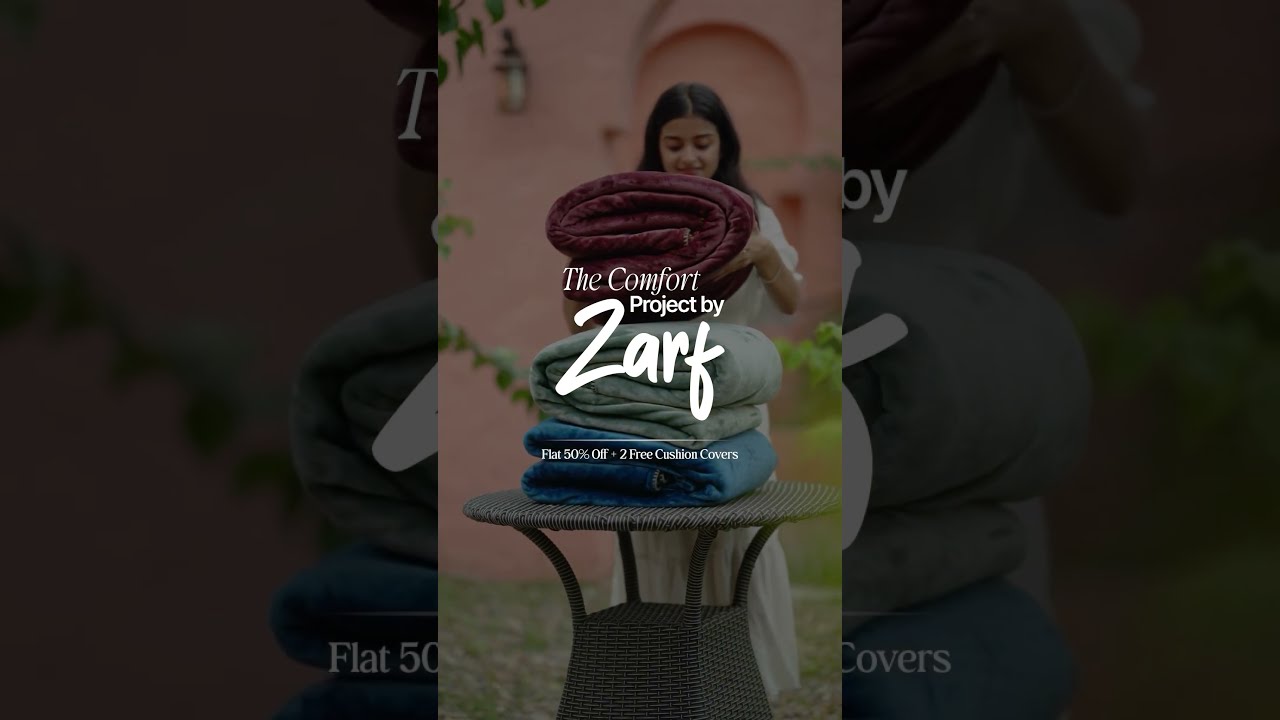 The Comfort Project by Zarf | Product Commercial Video Edit