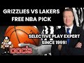 NBA Picks - Grizzlies vs Lakers Prediction, 4/24/2023 Best Bets, Odds & Betting Tips | Docs Sports