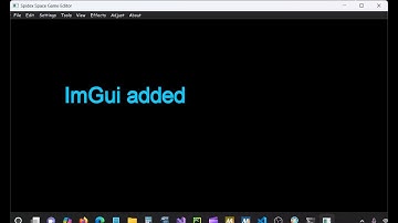 Spidex Space Game [4] Added ImGui GUI C++ & OpenGL
