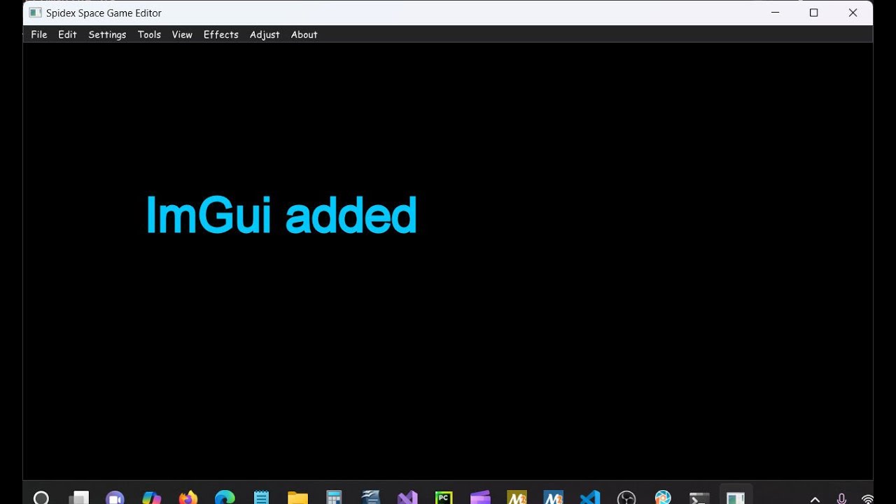 Spidex Space Game [4] Added ImGui GUI C++ & OpenGL - YouTube