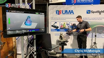 Asisted 3D Scanning Creaform MetraSCAN Demo