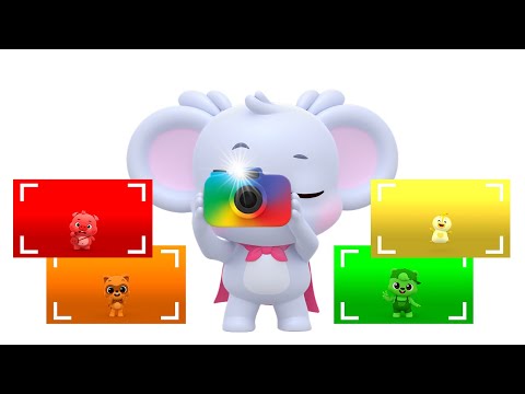 사진기 색깔놀이📷 | 색깔놀이 | 컬러놀이 | 단어교육 | 로티프렌즈 색깔놀이🌈