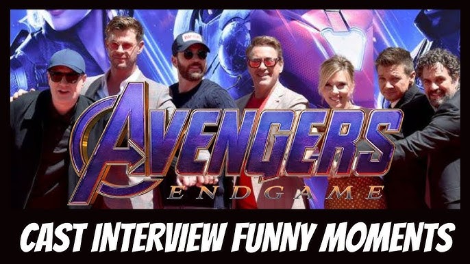 AVENGERS: ENDGAME Full Cast Interview (2019) Marvel 