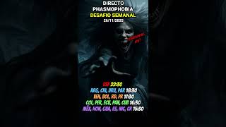 👻 ESTA NOCHE: Fantasmas que SOLO dejan 1–2 pruebas 😱🔥 #phasmophobia #juegos #horror #sustos