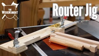 Router jig/Dowel making sled