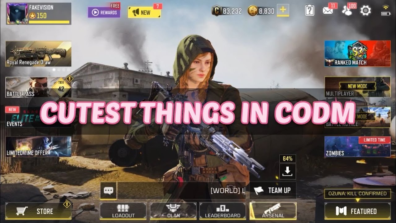 CUTEST THINGS IN CODM - YouTube