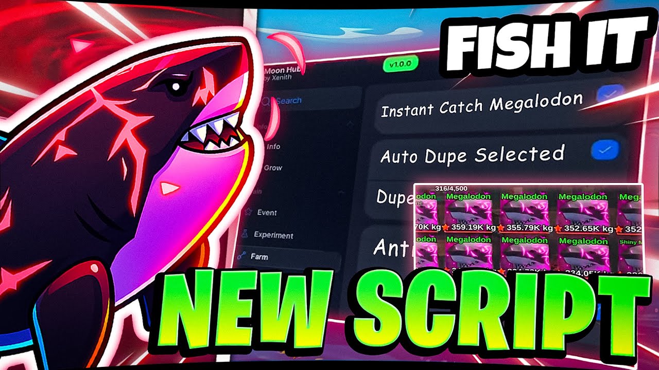 Best KEYLESS Fish It. Script Roblox Autofarm & Dupes Anticheat ...