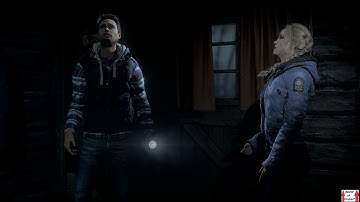 Until Dawn Walkthrough (PS4) Part 6 - Scares and the Cabin