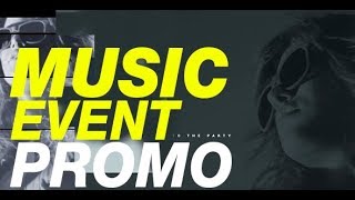 After Effects Template: Music Event Promo After Effects Template: Music Event Promo