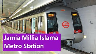 Jamia Millia Islamia metro station -Platform,Parking, ATM, Facilities,Exit gates, First & Last Metro screenshot 5