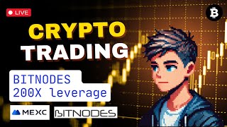 Live Futures Trading Using Bitnode | 200x leverage | Free Crypto Signal | Bitcoin | Binance
