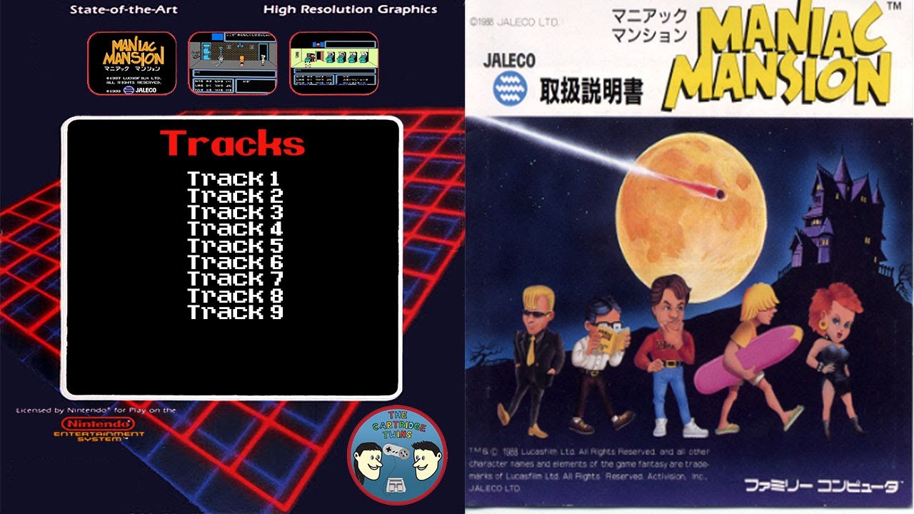 Maniac Mansion (Japanese) Full OST YouTube